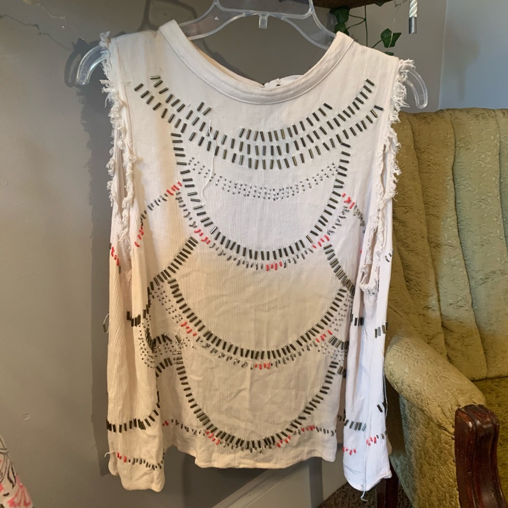 Beaded bohemian tank